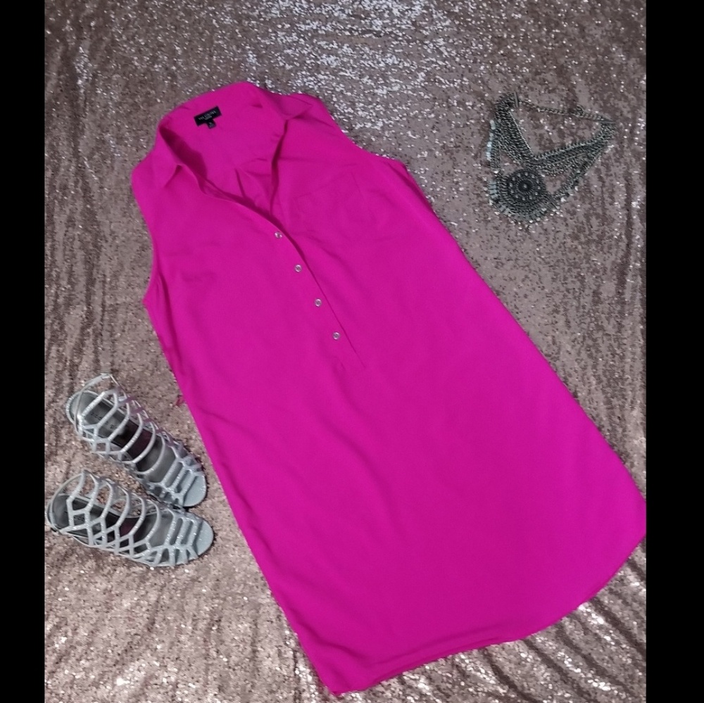 The Limited Ashton  Fuchsia pink dress